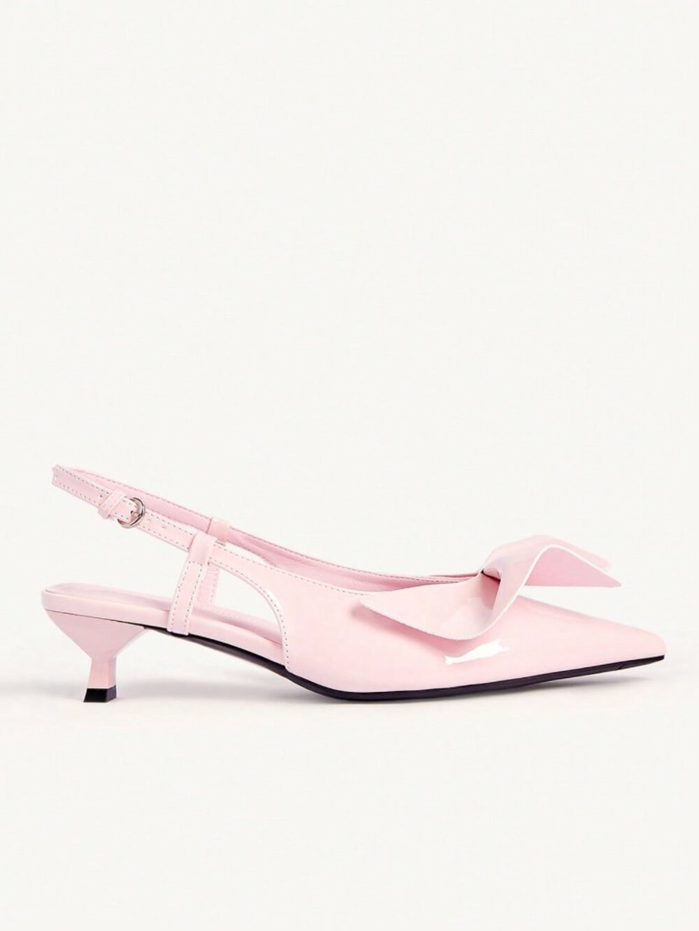 Pink Elegant Women's Pointed Toe Shoes - Picture 3 of 5